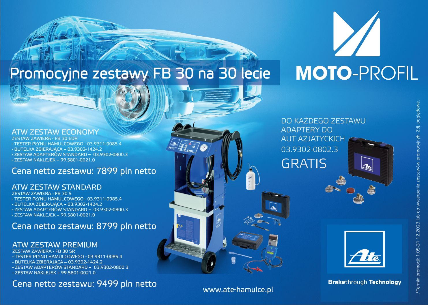 Pomocyjne zestawy FB 30 na 30 lecie